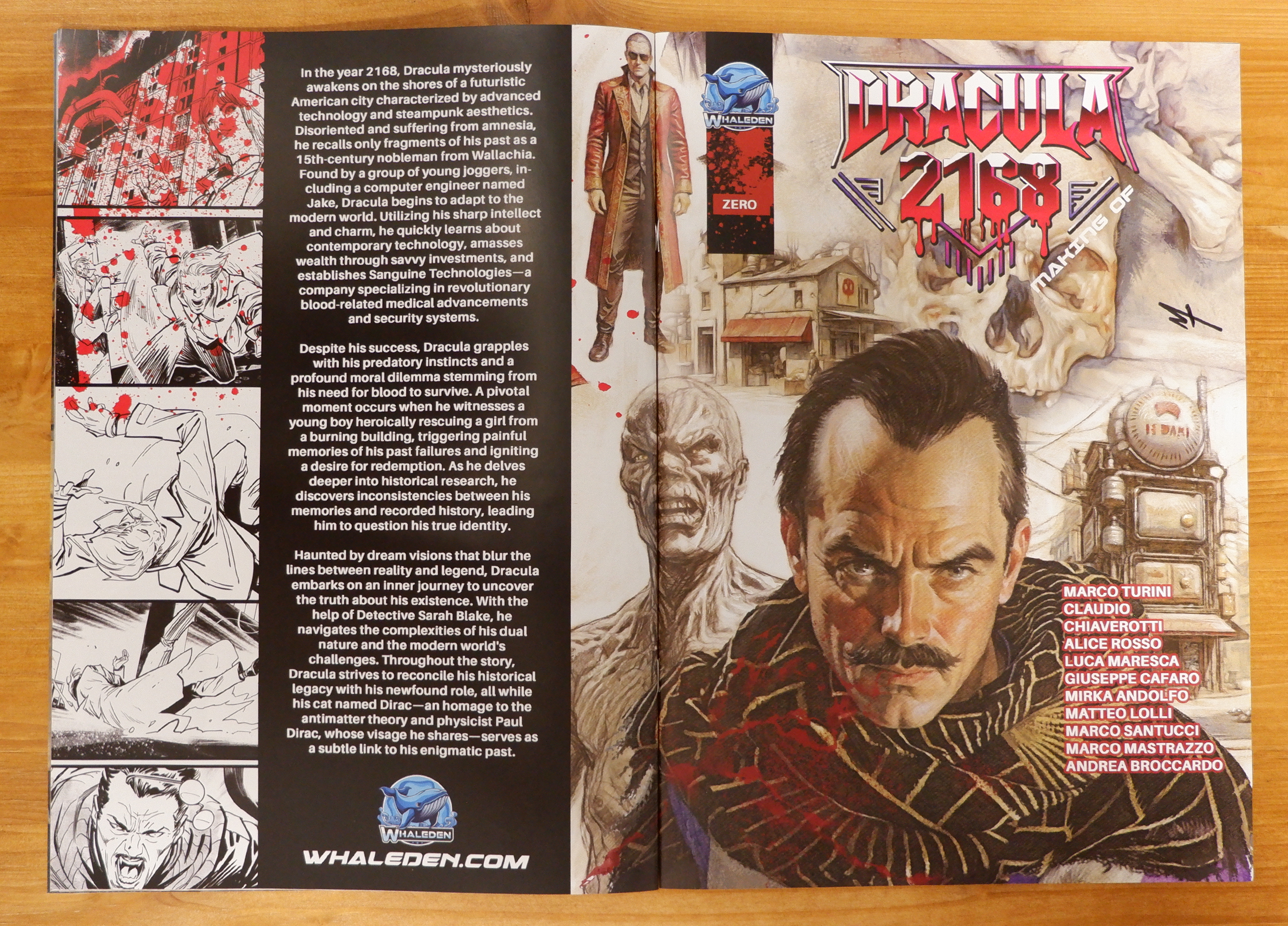 Dracula 2168 #0 | A4, Signed