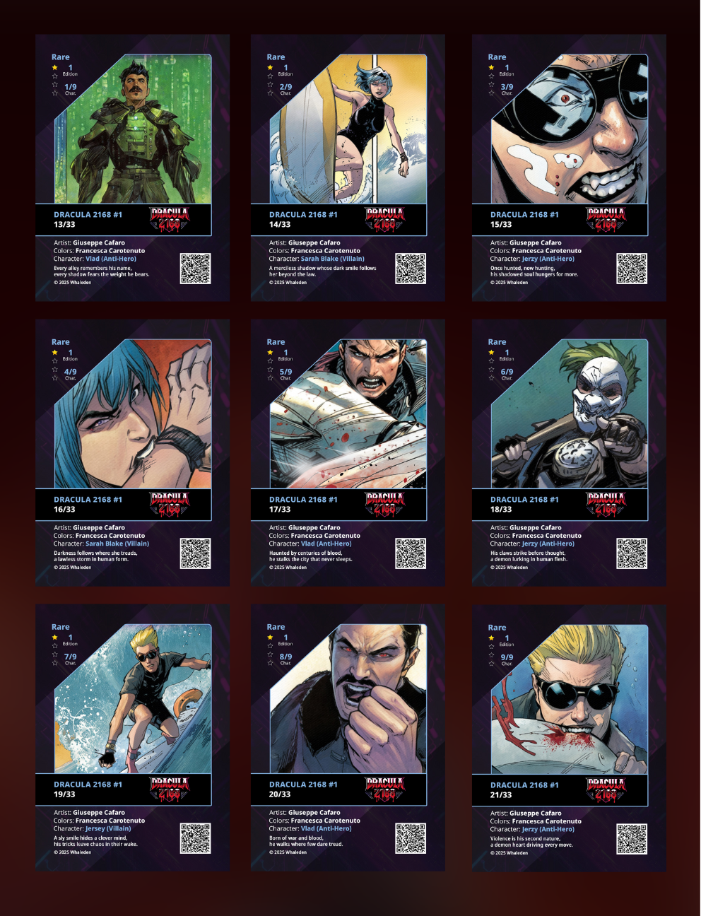 Dracula 2168 #1 - Collector’s Card Pack