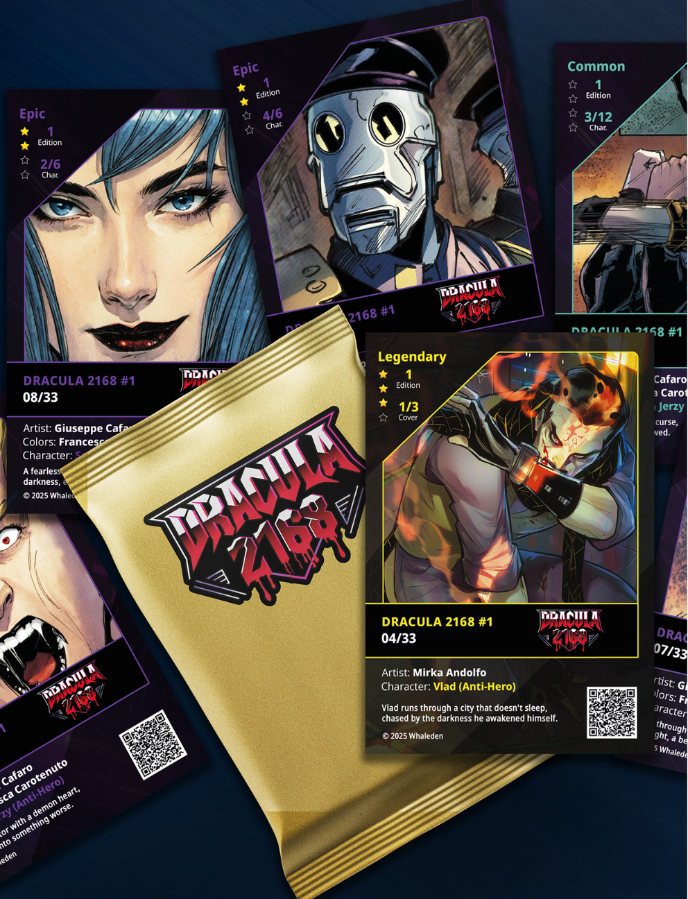 Dracula 2168 #1 - Collector’s Card Pack